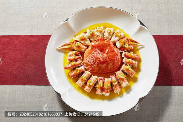 黃椒醬蒸松葉蟹