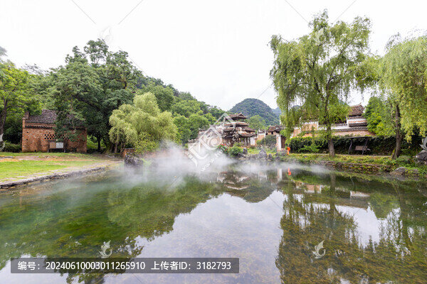 中國湖南江永古村落勾藍(lán)瑤寨景觀