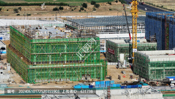 工廠建筑施工現(xiàn)場