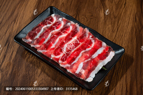 雪花牛肉肥牛片