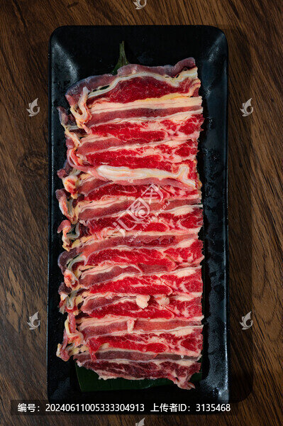 雪花牛肉肥牛片