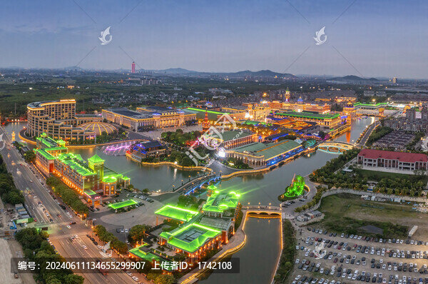 海瀾飛馬水城夜景