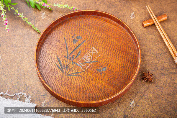 美食靜物實(shí)拍背景中式木紋空?qǐng)鼍? title=