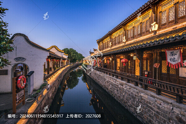 上虞豐惠古城夜景