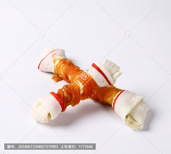 寵物零食雞鴨肉繞牛皮結(jié)骨