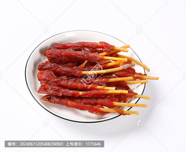 寵物零食水晶鴨肉串牛皮筋