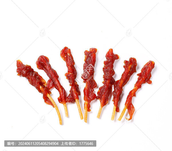 寵物零食水晶鴨肉串牛皮筋
