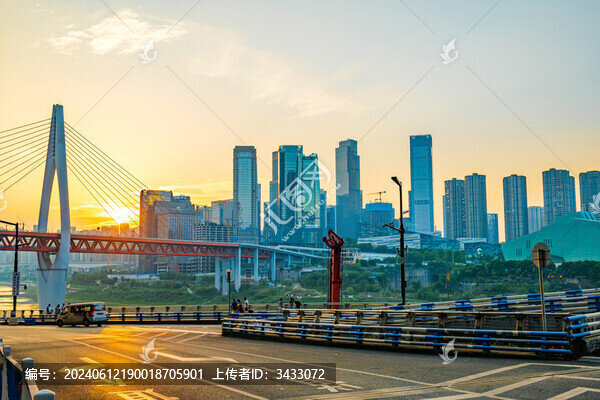 重慶城市風(fēng)光汽車廣告背景圖