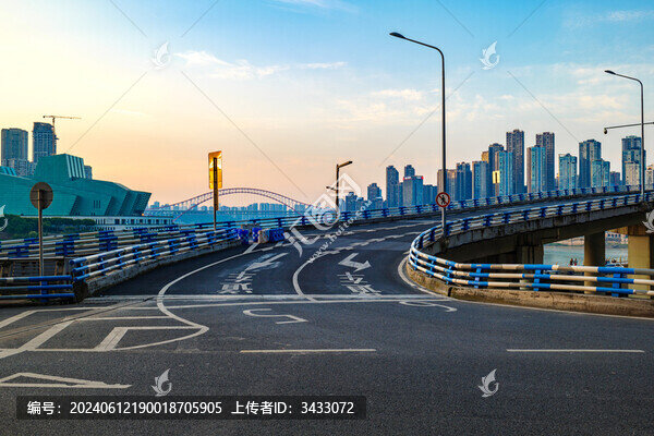 重慶城市風光汽車廣告背景圖