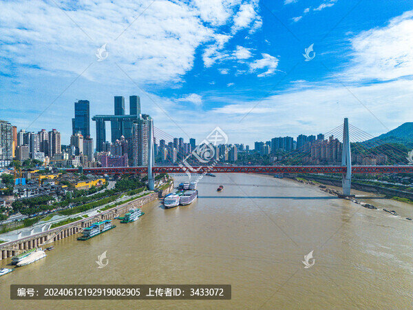 重慶渝中半島全景