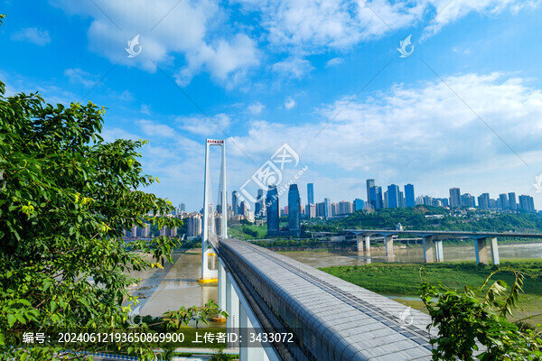 重慶南紀(jì)門(mén)軌道大橋與南岸區(qū)