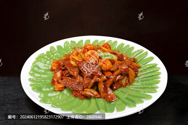 翡翠鮮蝦腰