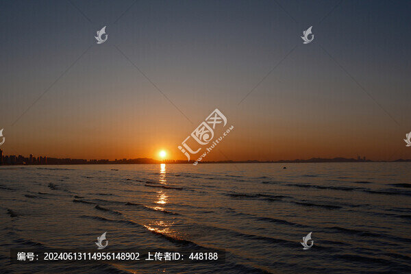 海上日落