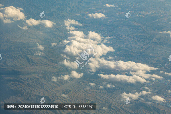 航拍大峽谷山脈