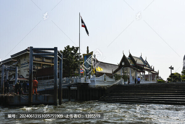 泰國湄南河風光
