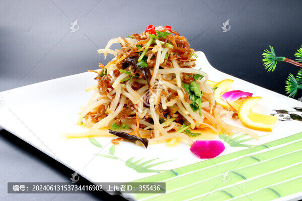 丁香魚拌黑豆芽