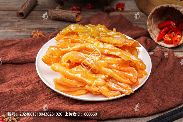 鹵味無骨鴨爪