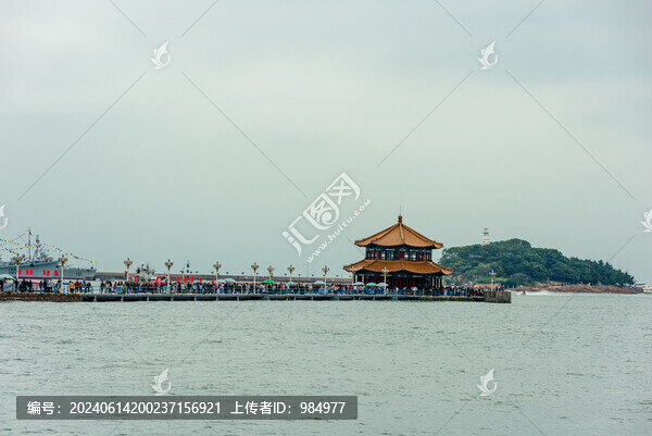 山東青島棧橋自然風(fēng)光