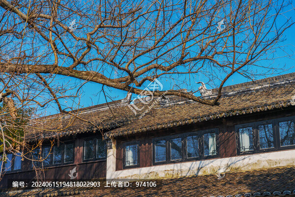 烏鎮(zhèn)古鎮(zhèn)古建筑的細(xì)節(jié)特寫