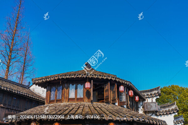 烏鎮(zhèn)古鎮(zhèn)古建筑的細(xì)節(jié)特寫