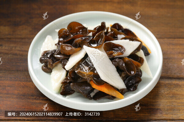 山藥炒木耳
