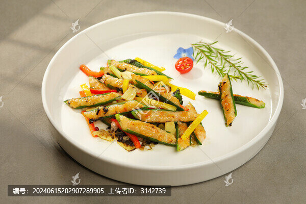 欖菜煎釀秋葵