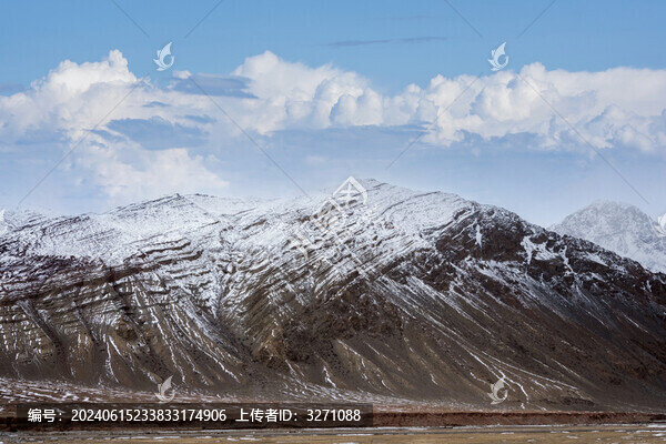 新疆喀什塔縣帕米爾高原雪山風(fēng)景