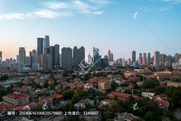 天津五大道旅游景區(qū)城市建筑風(fēng)光