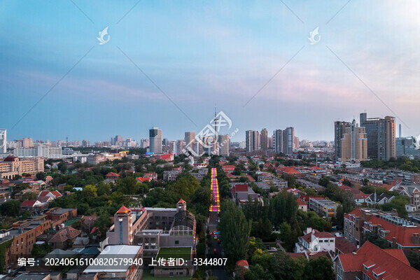 天津五大道旅游景區(qū)城市建筑風(fēng)光