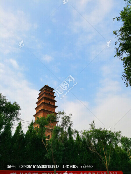 蒲城南寺唐塔