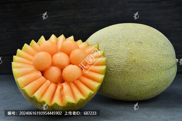 哈密瓜球
