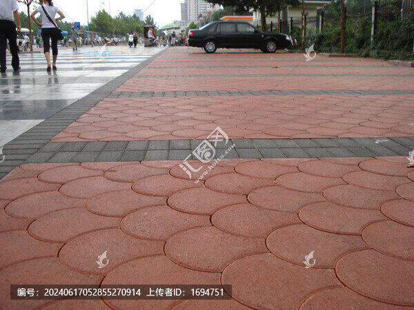 透水磚路