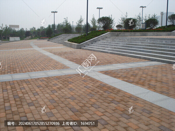 透水磚路