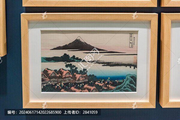 日本富岳三十六景之甲州伊澤曉