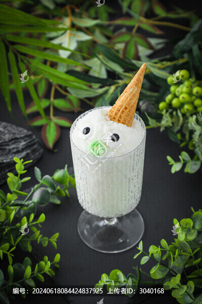 牛奶大眼萌雪花冰