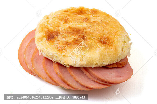 燒餅夾火腿腸