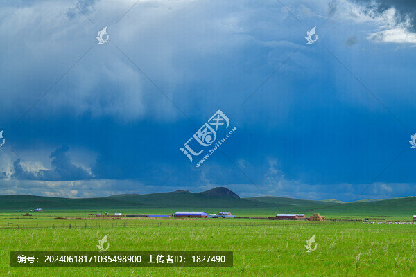 呼倫貝爾草原雨過天晴