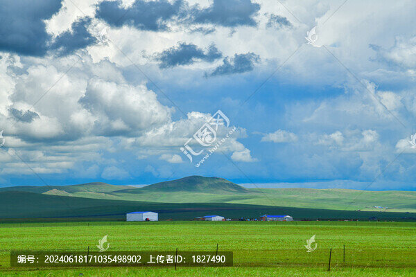 呼倫貝爾草原雨過(guò)天晴