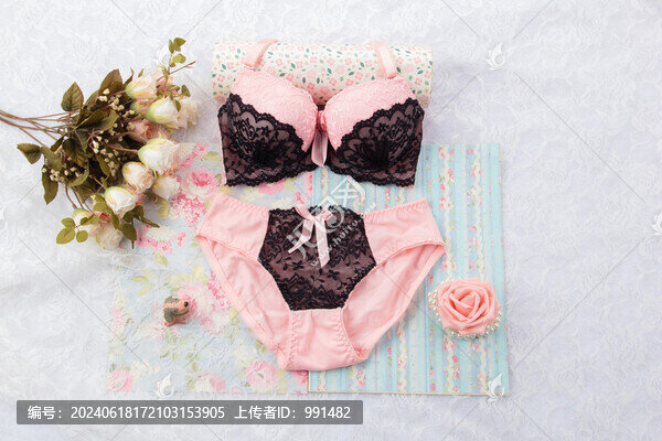 彩色女士內(nèi)衣套裝