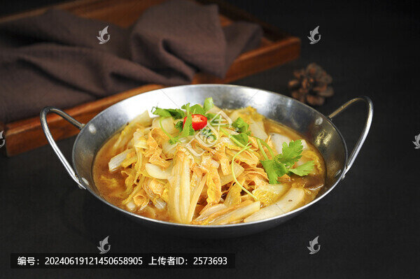 干鍋腐皮娃娃菜
