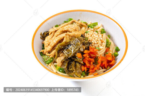 酸菜肉絲拌粉