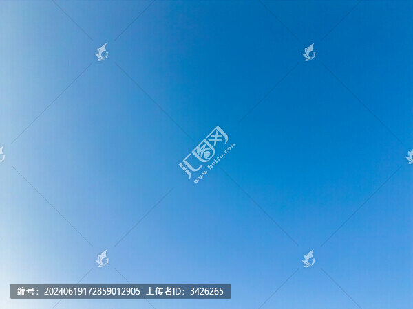 藍色天空的漸變色