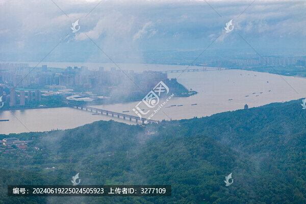 杭州城市風(fēng)光航拍