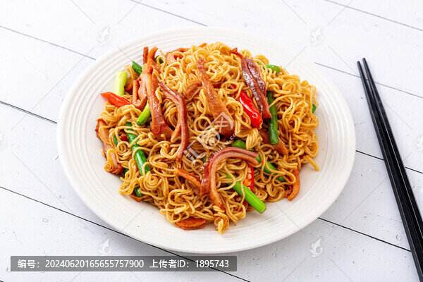 豬肚炒面