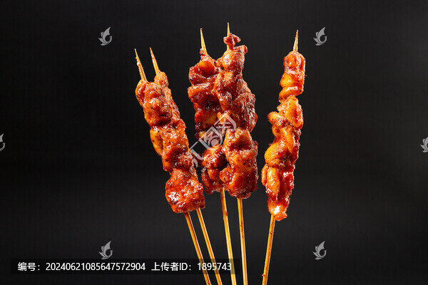 黑椒雞腿肉烤串