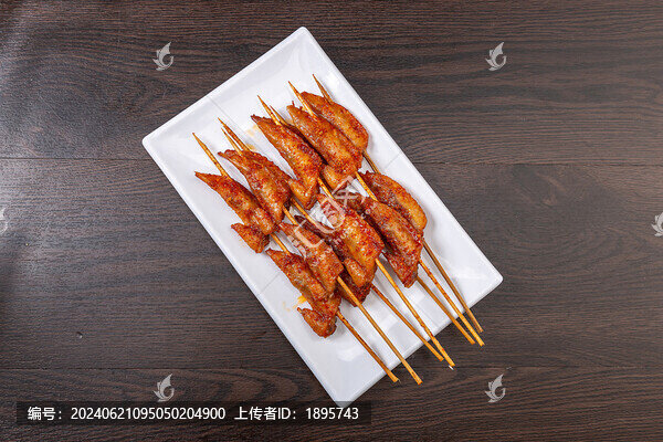 香辣烤雞尖串