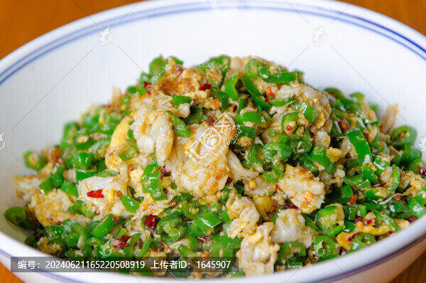 碎青椒炒鴨蛋