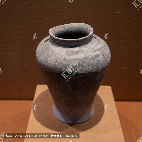 崧澤文化灰陶罐