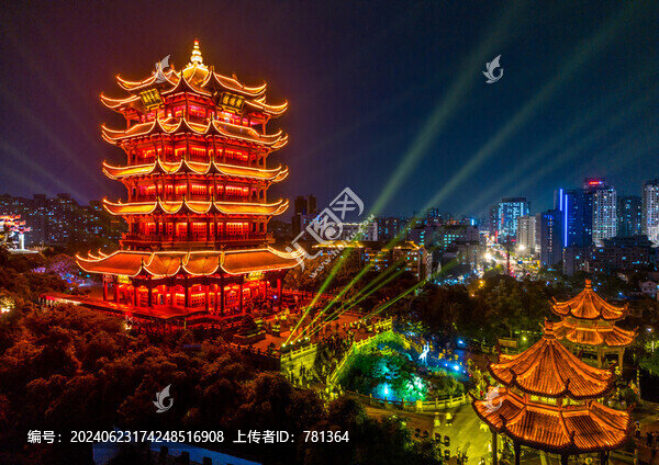 黃鶴樓夜景