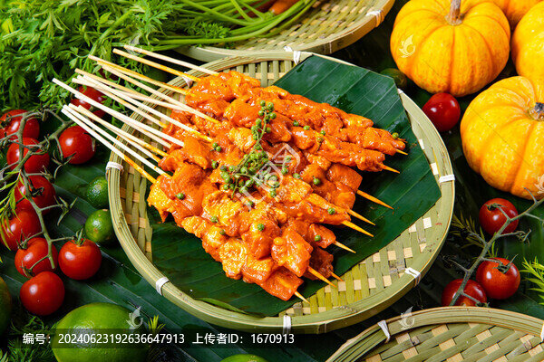燒烤雞肉串